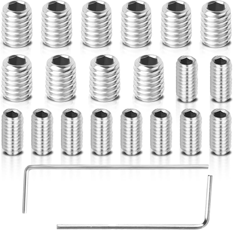 Gfdoso 10 Packs W11366418 Refrigerator Freezer Door Handle Mounting Set Screw Compatible with Most Refrigerators, AM 1-5-1 - EA221008/EA230910 - Equipped with Hex Wrench for Installatio - Image 1